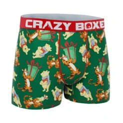 CRAZYBOXER Disney Winnie The Pooh Holidays Men's Boxer Briefs -Crazyboxer Sales Store CBWIN0101CADO 3