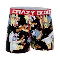 CRAZYBOXER Disney Winnie The Pooh Winnie Holidays Men's Boxer Briefs 8 CRAZYBOXER Disney Winnie The Pooh Winnie Holidays Men's Boxer Briefs -Crazyboxer Sales Store CBWIN0101SNOW 3