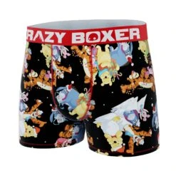 CRAZYBOXER Disney Winnie The Pooh Winnie Holidays Men's Boxer Briefs 9 CRAZYBOXER Disney Winnie The Pooh Winnie Holidays Men's Boxer Briefs -Crazyboxer Sales Store CBWIN0101SNOW 4