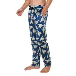 CRAZYLOUNGE The Mandalorian Baby Yoda Blue Pajamas & Loungewear -Crazyboxer Sales Store CLMAN0101MAN2 3