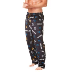CRAZYLOUNGE The Mandalorian Blue Pajamas & Loungewear 7 CRAZYLOUNGE The Mandalorian Blue Pajamas & Loungewear -Crazyboxer Sales Store CLMAN0101MAN4 3