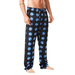CRAZYLOUNGE Nasa Blue Pajamas & Loungewear -Crazyboxer Sales Store CLNAS0101NAS1 3
