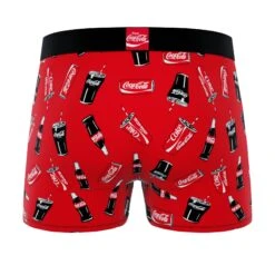 CRAZYBOXER Coca-Cola Polar Bear Men's Boxer Briefs And Socks (Creative Packaging) -Crazyboxer Sales Store CMCOC01X2A1N 2