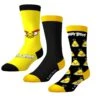 CrazyUniverse Angry Birds Chuck All Over Crew Socks (3 Pack) -Crazyboxer Sales Store CSANG01X3A2 5