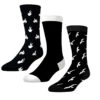 CrazyUniverse Bees And Drip Crew Socks (3 Pack) -Crazyboxer Sales Store CSBAW0101X3A1 5