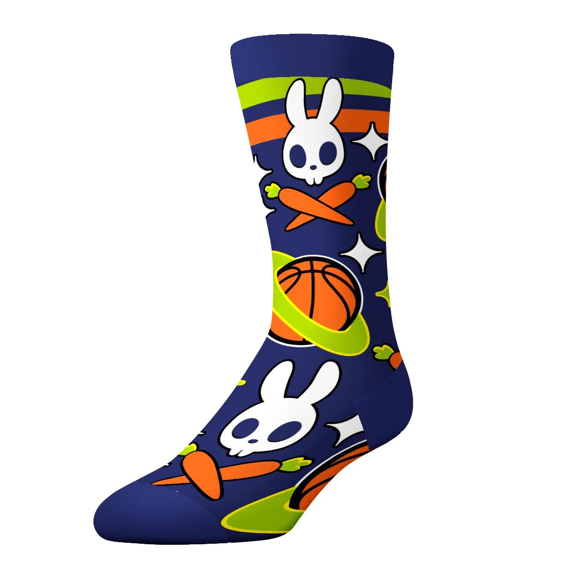 CrazyUniverse Basketball And Flag Kids Crew Socks (3 Pack) 4 CrazyUniverse Basketball And Flag Kids Crew Socks (3 Pack) - Image 2