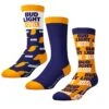 Socks By CRAZYBOXERBud Light Can And Logo Crew Socks (3 Pairs,Can) -Crazyboxer Sales Store CSBUD0101X3A4 5