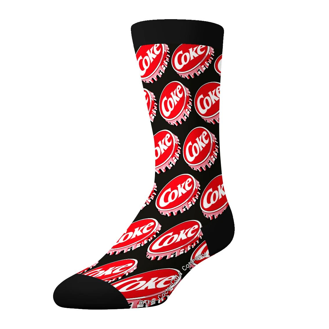 CrazyUniverse Coca-Cola Cursive & Caps Adult Crew Socks (3 Pairs,Cup) 7 CrazyUniverse Coca-Cola Cursive & Caps Adult Crew Socks (3 Pairs,Cup) - Image 5
