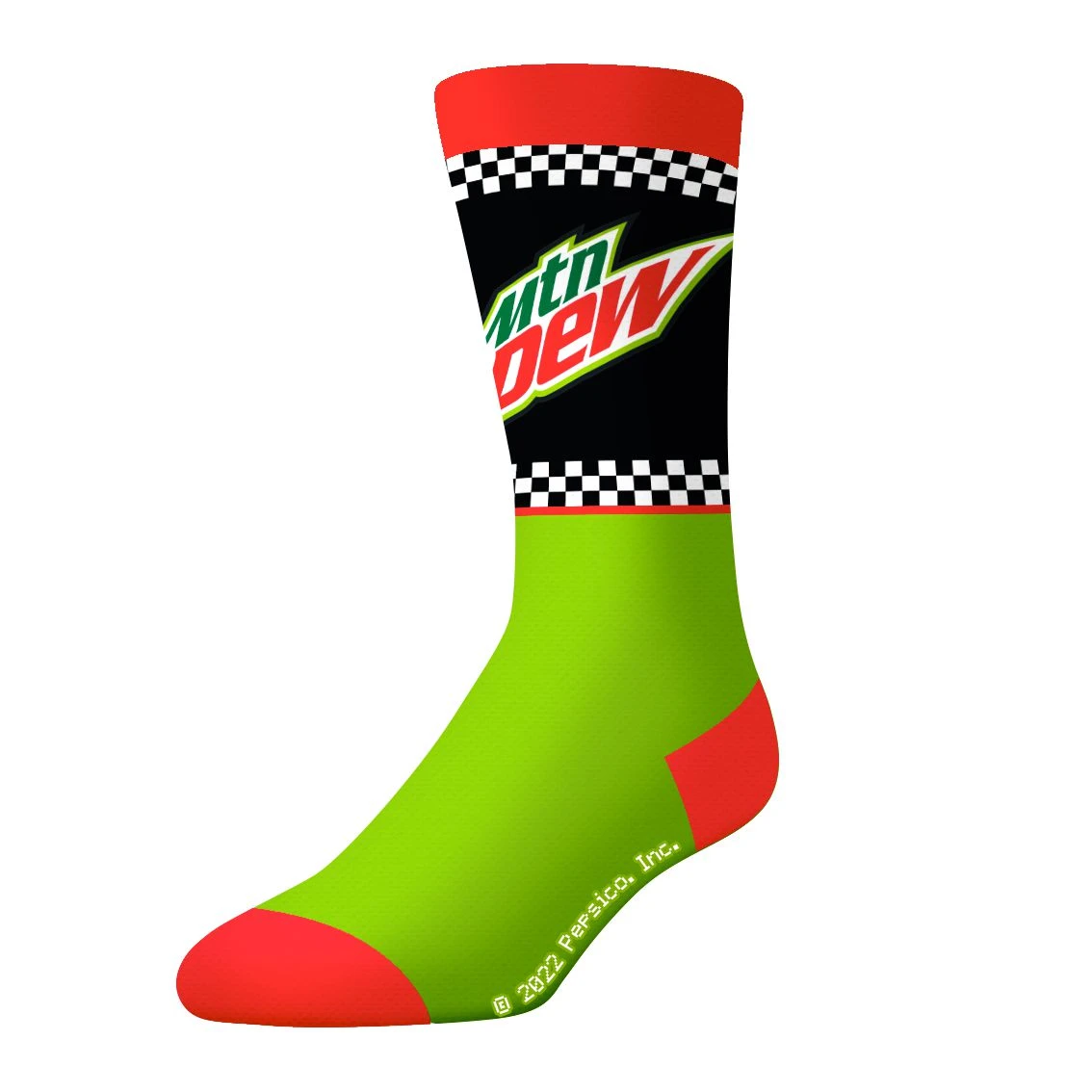 Socks By CRAZYBOXER Mountain Dew Logo And Race Crew Socks (3 Pack) 8 Socks By CRAZYBOXER Mountain Dew Logo And Race Crew Socks (3 Pack) - Image 6