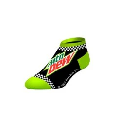 Socks By CRAZYBOXER Mountain Dew Can And Logo Low Cut Socks (3 Pack) -Crazyboxer Sales Store CSDEW0101X3L2 5