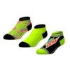 Socks By CRAZYBOXER Mountain Dew Logo And Race Low Cut Socks (3 Pack) -Crazyboxer Sales Store CSDEW0101X3L3 8
