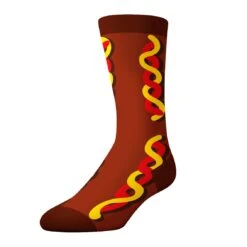 CrazyUniverse Hot Dog Crew Socks (3 Pack) (Creative Packaging) -Crazyboxer Sales Store CSFOO0101X3N1N 4