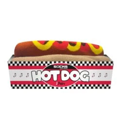 CrazyUniverse Hot Dog Crew Socks (3 Pack) (Creative Packaging) -Crazyboxer Sales Store CSFOO0101X3N1N 5