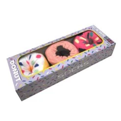 Socks By CRAZYBOXERFlavored Donuts Crew Socks (3-Pairs, Donut Box) -Crazyboxer Sales Store CSFOO0101X3N2N 6