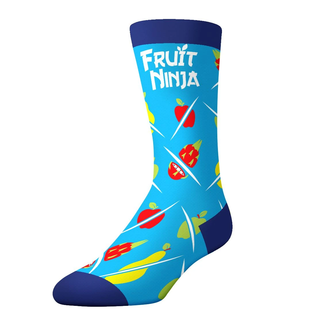 CrazyUniverse Fruit Ninja Slice Fruit Combo Crew Socks (3 Pack) 4 CrazyUniverse Fruit Ninja Slice Fruit Combo Crew Socks (3 Pack) - Image 2