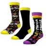CrazyUniverse Fruit Ninja Logo Crew Socks (3 Pack) -Crazyboxer Sales Store CSFRU0101X3A3 5