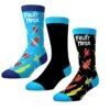 CrazyUniverse Fruit Ninja Fruit Kids Crew Socks (3 Pack)