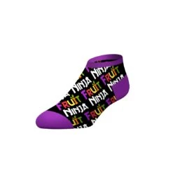 CrazyUniverse Fruit Ninja Logo Kids Low Cut Socks (3 Pack) -Crazyboxer Sales Store CSFRU0301X3L3 2