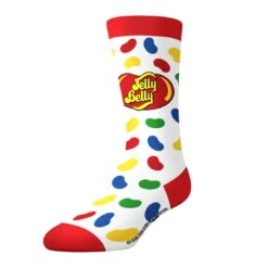 CrazyUniverse Jelly Belly Logo And Candies Crew Socks (3 Pack) -Crazyboxer Sales Store CSJEL0101X3A1 3