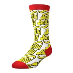 CrazyUniverse Jelly Belly Candies Crew Socks (3 Pack) -Crazyboxer Sales Store CSJEL0101X3A3 3