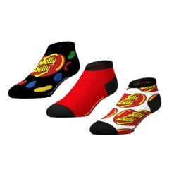CrazyUniverse Jelly Belly Candies Kids Low Cut Socks (3 Pack)