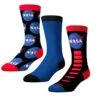 CrazyUniverse NASA Logo Crew Socks (3 Pack) -Crazyboxer Sales Store CSNAS0101X3A1 5