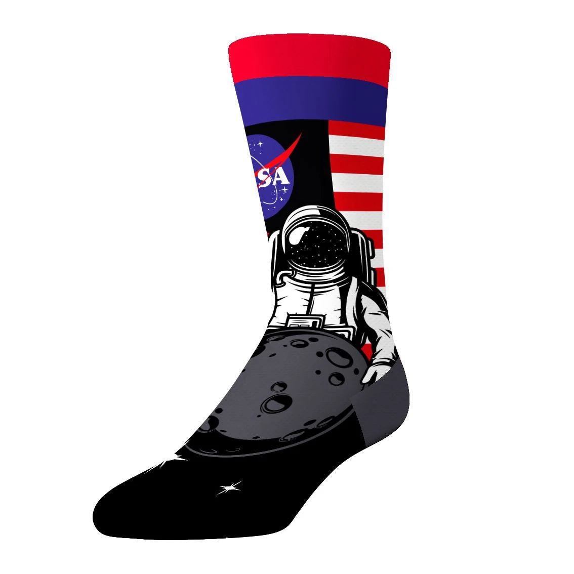 CrazyUniverse NASA Logo And Astro Crew Socks (3 Pack) 4 CrazyUniverse NASA Logo And Astro Crew Socks (3 Pack) - Image 2