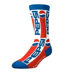 Socks By CRAZYBOXER Pepsi Lid And Logo Crew Socks (3 Pack) -Crazyboxer Sales Store CSPEP0101X3A2 5