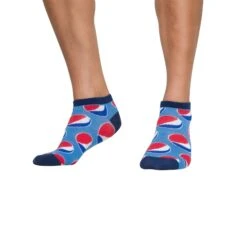 CrazyUniverse Pepsi Logo And Lid Low Cut Socks (3 Pack) -Crazyboxer Sales Store CSPEP0101X3L1 2