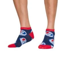 CrazyUniverse Pepsi Logo And Lid Low Cut Socks (3 Pack) -Crazyboxer Sales Store CSPEP0101X3L1 6