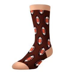 CrazyUniverse Football Long Crew Socks (3 Pack) -Crazyboxer Sales Store CSSPO0101X3A3 5