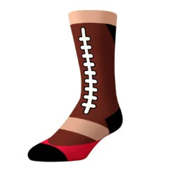 CrazyUniverse Football Kids Crew Socks (3 Pack) -Crazyboxer Sales Store CSSPO0301X3A3 3