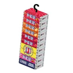 CRAZYUNIVERSE PEZ Candies & Logo Adult Crew Socks (3 Pairs, Wrapper) -Crazyboxer Sales Store CUPEZ01X3A1N 4